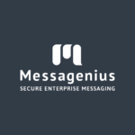 Messagenius Logo - Quad - Dark BG 3x