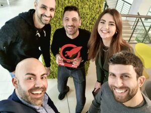 Messagenius Team SIOS 2021 StartupItalia prize winners